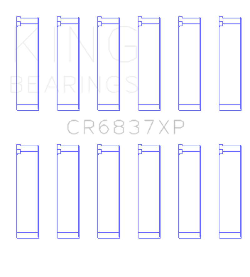 Load image into Gallery viewer, King Honda J30 / J35 Connecting Rod Bearing Set (Set of 6)