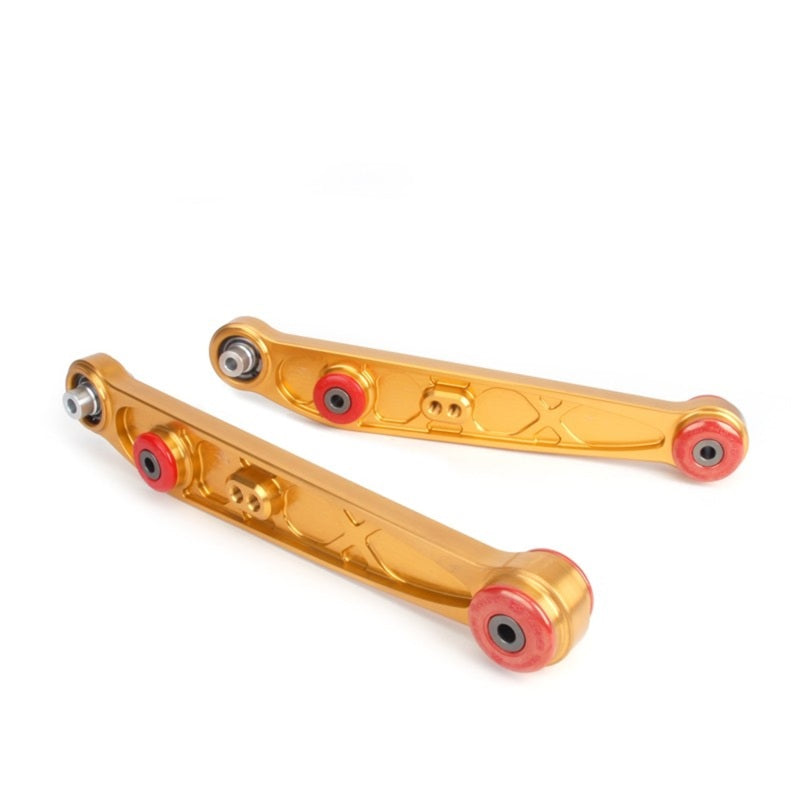 Load image into Gallery viewer, Skunk2 Honda/Acura EG/DC Alpha Series Rear Lower Control Arm Set - Gold
