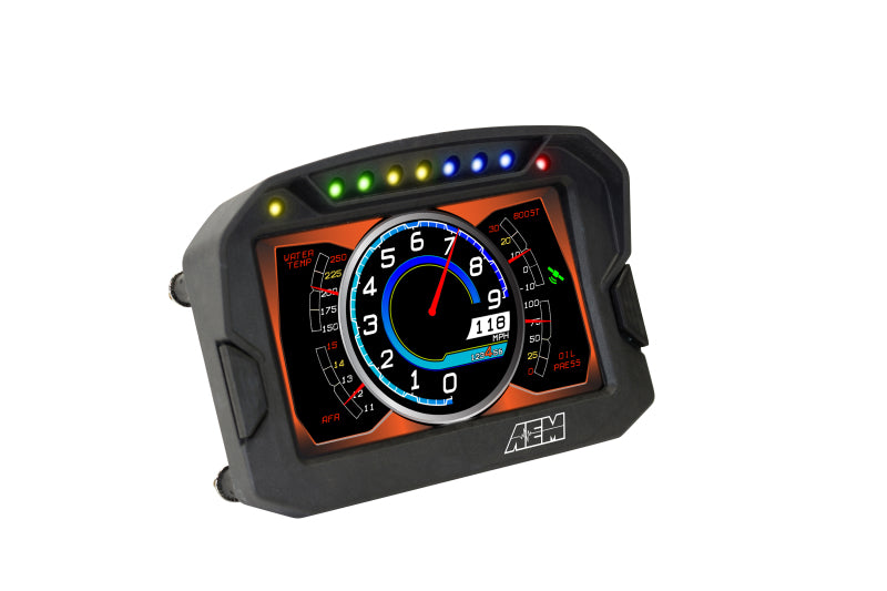 Load image into Gallery viewer, AEM CD-5G Carbon Digital Dash Display w/ Interal 10Hz GPS &amp; Antenna
