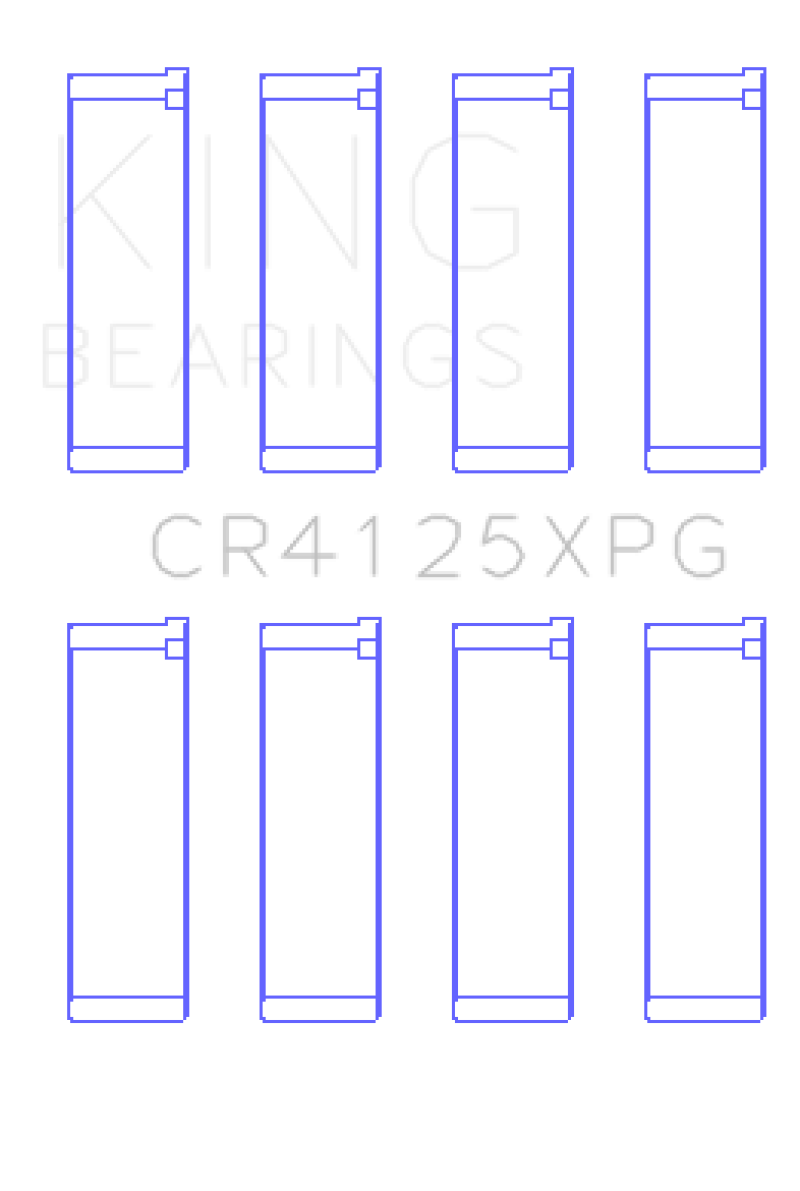 Load image into Gallery viewer, King Subaru EJ20/EJ22/EJ25 (Suites 52mm Journal Size) (Size STD) Tri-Metal Perf Rod Bearing Set
