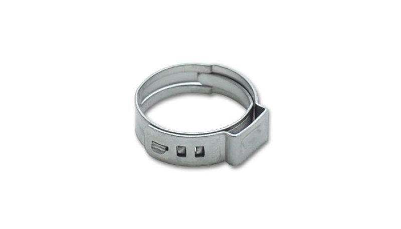 Load image into Gallery viewer, Vibrant One Ear Stepless Pinch Clamps 25.4-28.6mm clamping range (Pack of 10) SS 7mm band width
