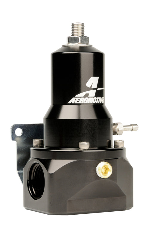 Aeromotive Regulator - 30-120 PSI - .500 Valve - 2x AN-10 Inlets / AN-10 Bypass