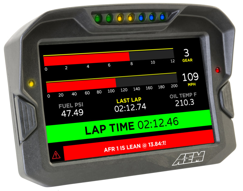 Load image into Gallery viewer, AEM CD-7 Non Logging Race Dash Carbon Fiber Digital Display (CAN Input Only)
