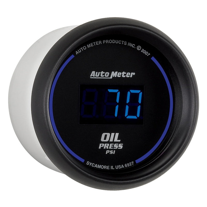 Load image into Gallery viewer, Autometer Cobalt Digital 52.4mm Black 0-100psi Oil Pressure Gauge
