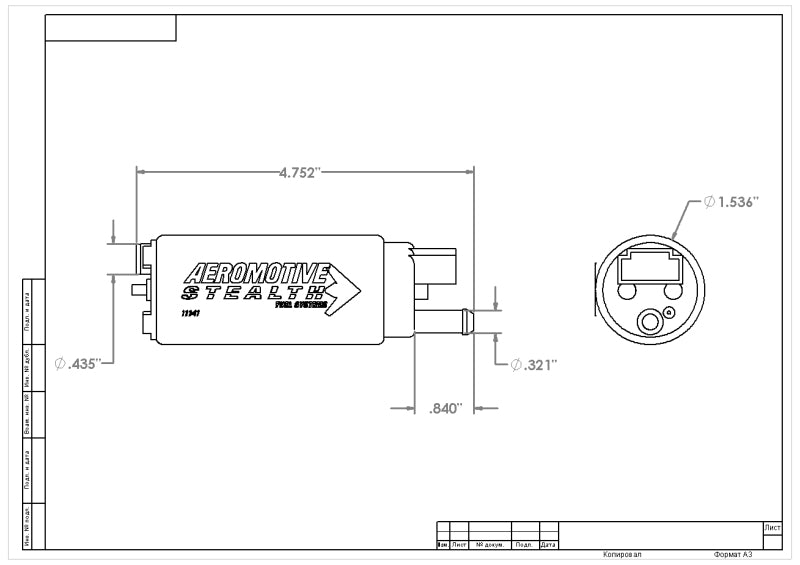 Load image into Gallery viewer, Aeromotive 340 Series Stealth In-Tank E85 Fuel Pump - Offset Inlet
