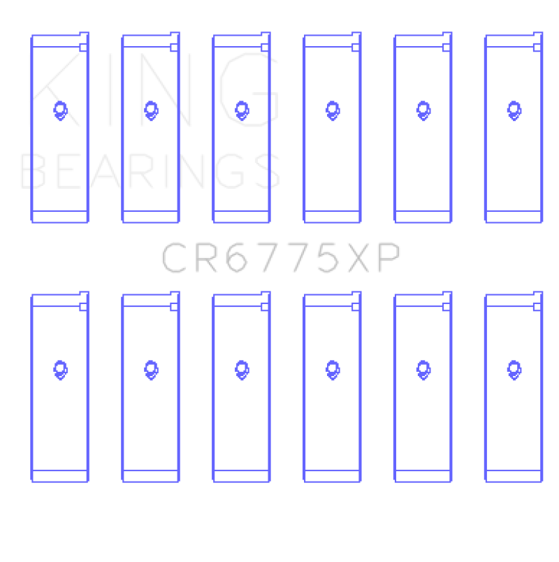 Load image into Gallery viewer, King Nissan VQ35DE (Size STD) Performance Rod Bearing Set
