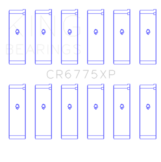 King Nissan VQ35DE (Size STD) Performance Rod Bearing Set