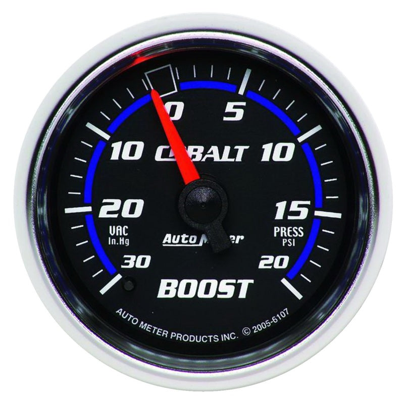 Load image into Gallery viewer, Autometer Cobalt 52mm 20psi mechanical Boost Gauge
