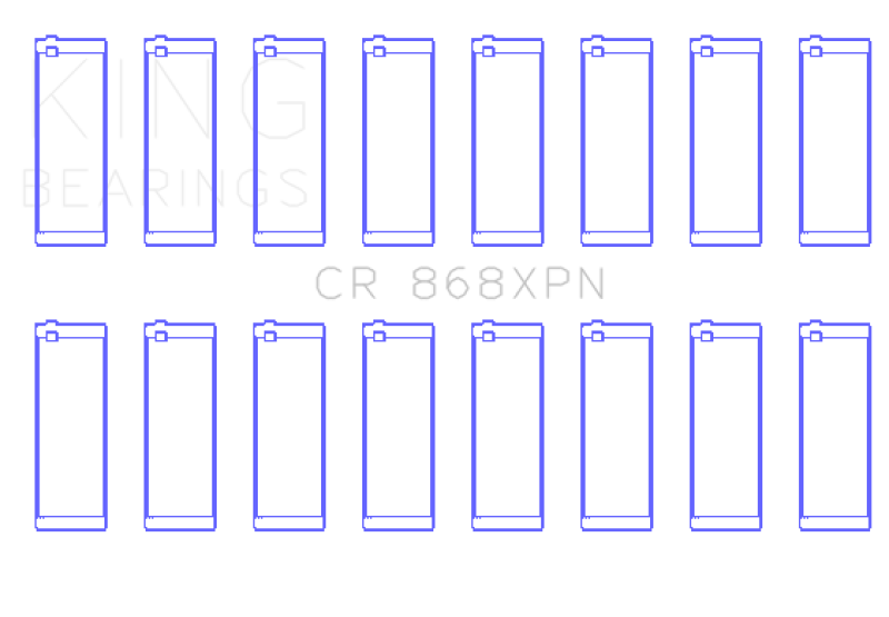 Load image into Gallery viewer, King Ford Prod V8 4.6L/5.4L (Size 0.026) Performance Rod Bearing Set
