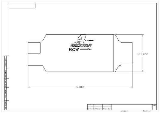 Aeromotive In-Line Filter - (AN-10) 100 Micron SS Element