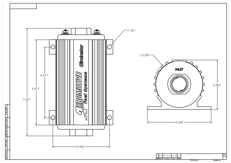 Load image into Gallery viewer, Aeromotive Eliminator-Series Fuel Pump (EFI or Carb Applications)
