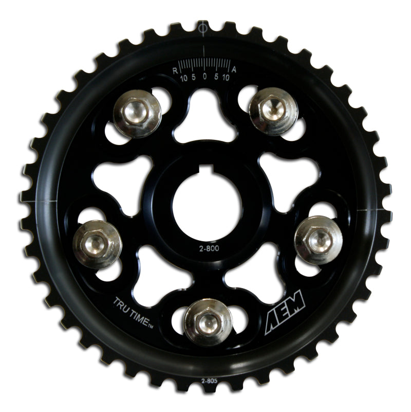 Load image into Gallery viewer, AEM 92-01 Honda Prelude Si VTEC/ Base &amp; SH True Black Tru-Time Cam Gear
