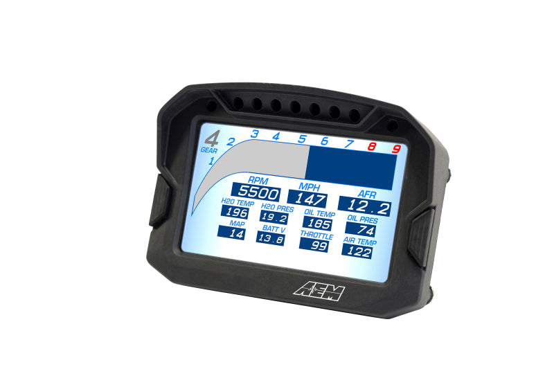 Load image into Gallery viewer, AEM CD-5G Carbon Digital Dash Display w/ Interal 10Hz GPS &amp; Antenna
