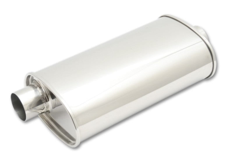 Load image into Gallery viewer, Vibrant StreetPower Oval Muffler 3.50in Inlet/Outlet (Offset-Center)
