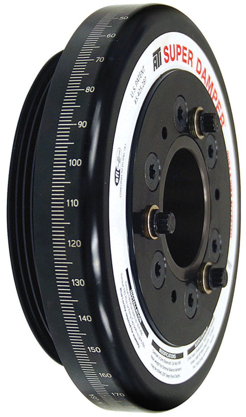Load image into Gallery viewer, ATI Damper - 7.074in - Alum - Honda D - 4 Grv Rear Alum uminum Pulley - 10 Percent Underdrive
