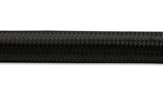 Vibrant -16 AN Black Nylon Braided Flex Hose (10 foot roll)