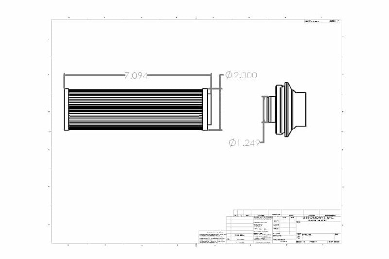 Load image into Gallery viewer, Aeromotive In-Line Filter - AN-16 100 Micron SS Element Extreme Flow
