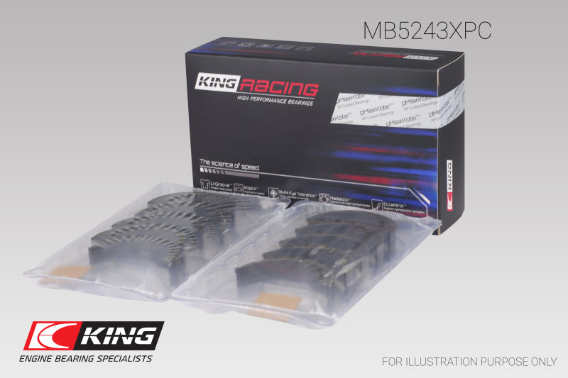 Load image into Gallery viewer, King Nissan SR20DE/DET (2.0L) (Size STD) Performance Coated Main Bearing Set
