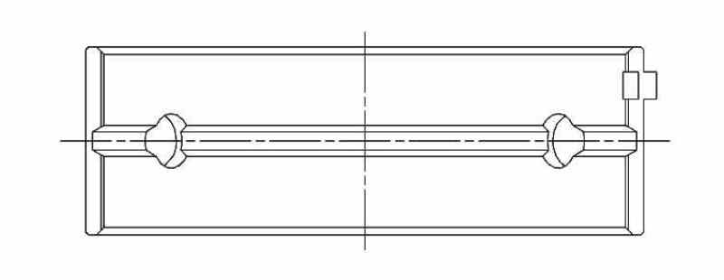 Load image into Gallery viewer, ACL Mitsubishi 4G63/4G64 7 Bolt EVO V-IX Standard Size High Performance w/ Extra Oil Clearance Main
