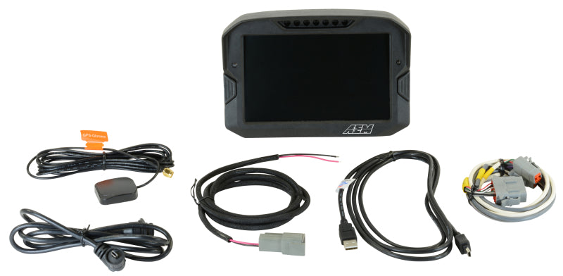 Load image into Gallery viewer, AEM CD-7 Logging GPS Enabled Race Dash Carbon Fiber Digital Display w/o VDM (CAN Input Only)
