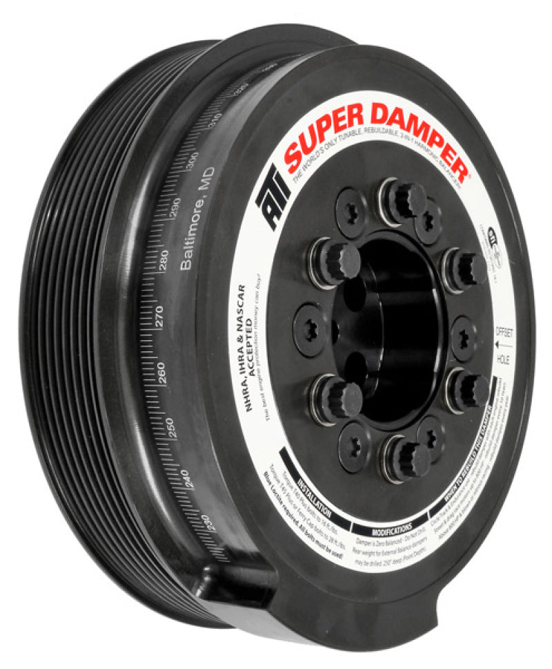 Load image into Gallery viewer, ATI Damper - 7.95in - Steel - 8 Grv - Ford 6.0 - Powerstroke - 03-07 - Ext Bal - 3 Ring - Diesel
