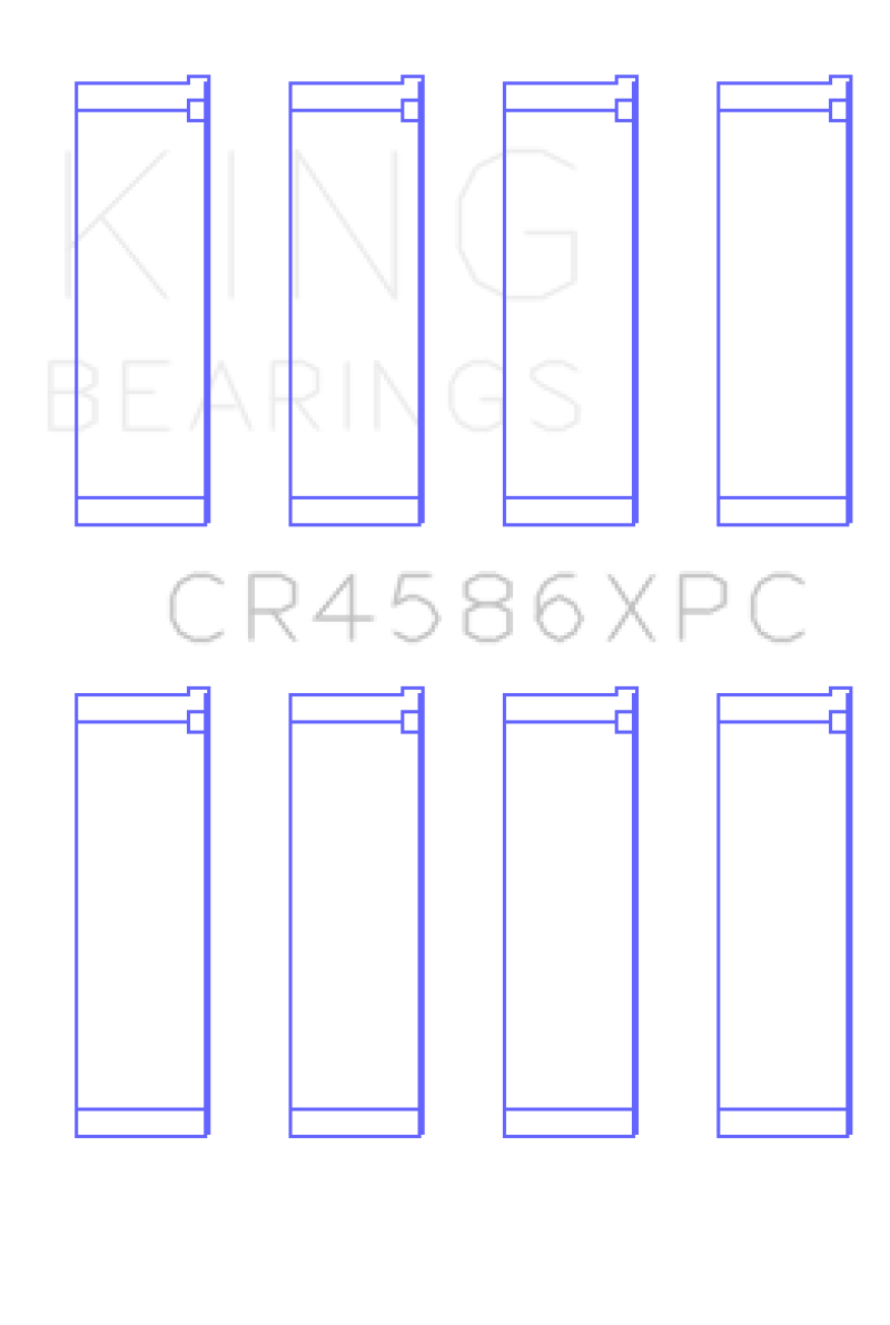 Load image into Gallery viewer, King Mitsubishi 4B11T (Size 0.25) Coated Performance Rod Bearing Set
