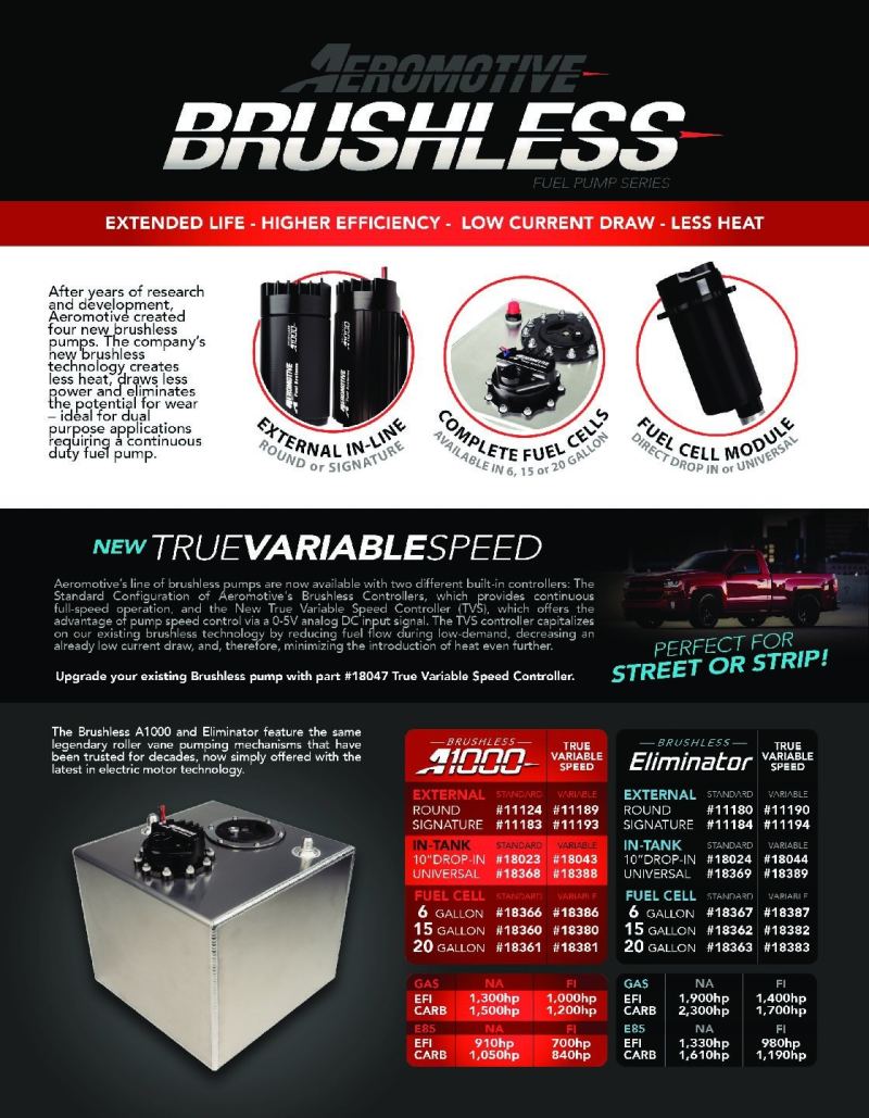 Load image into Gallery viewer, Aeromotive A1000 Brushless External In-Line Fuel Pump
