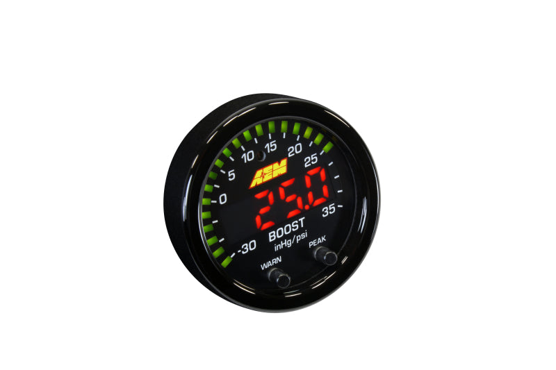 Load image into Gallery viewer, AEM X-Series Boost Pressure -30inHg 35psi Gauge
