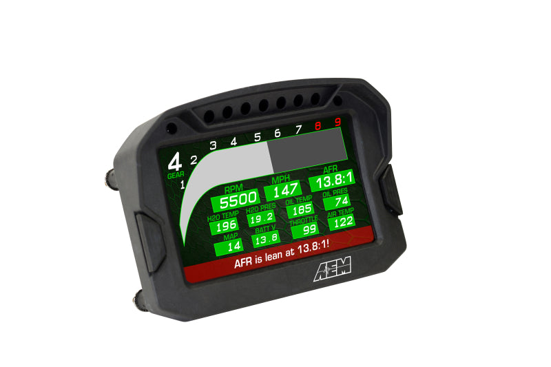 Load image into Gallery viewer, AEM CD-5G Carbon Digital Dash Display w/ Interal 10Hz GPS &amp; Antenna
