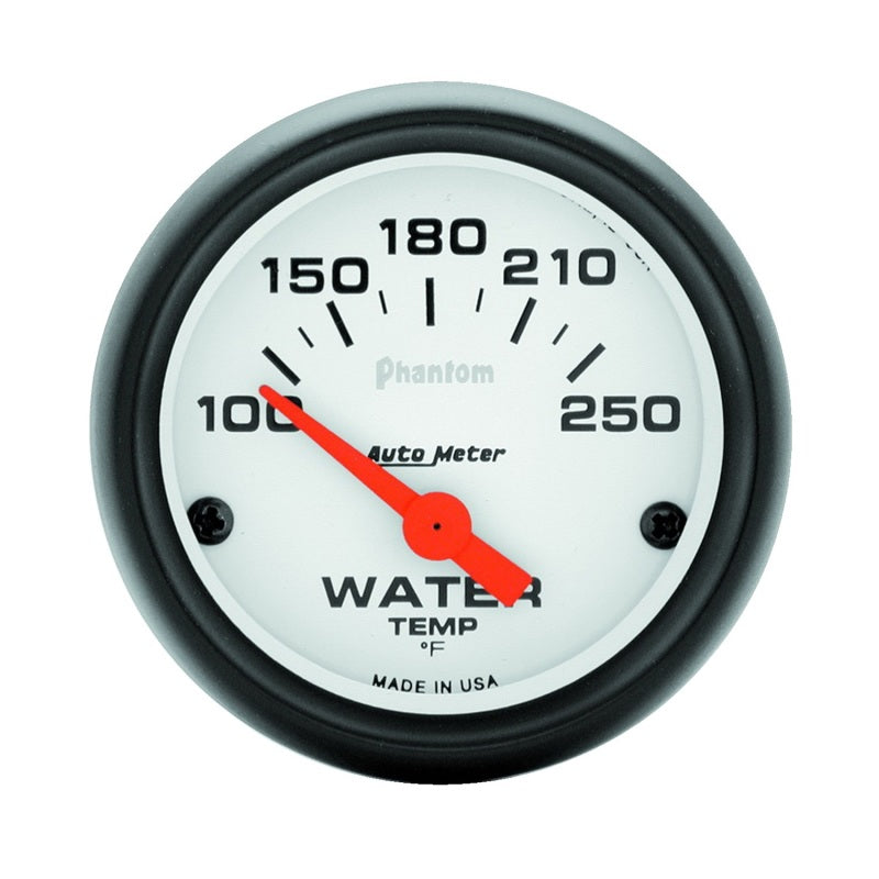 Load image into Gallery viewer, Autometer Phantom 52mm 100-250 Deg F Electronic Water Temp Gauge
