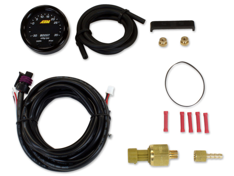 Load image into Gallery viewer, AEM X-Series Boost Pressure -30inHg 60psi Gauge Kit
