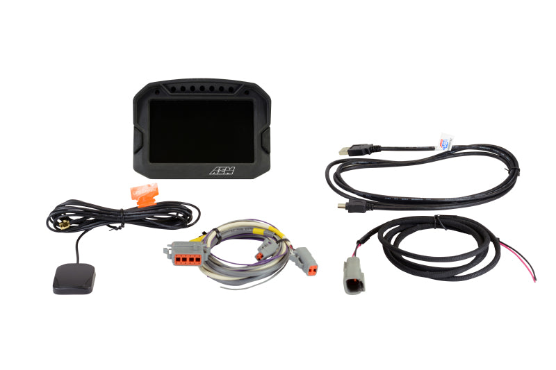 Load image into Gallery viewer, AEM CD-5G Carbon Digital Dash Display w/ Interal 10Hz GPS &amp; Antenna
