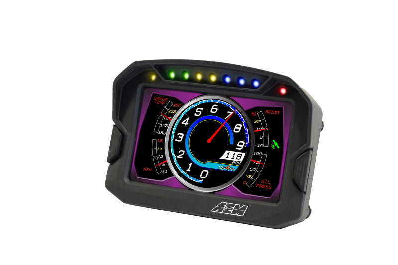 Load image into Gallery viewer, AEM CD-5G Carbon Digital Dash Display w/ Interal 10Hz GPS &amp; Antenna
