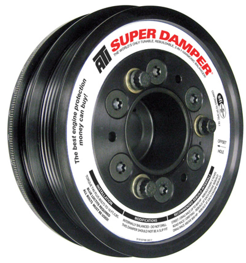 Load image into Gallery viewer, ATI Damper - 6.10in - Alum - 4 &amp; 5 Grv - Acura Nsx 3.0L - 600 HP or Less - 1Pc
