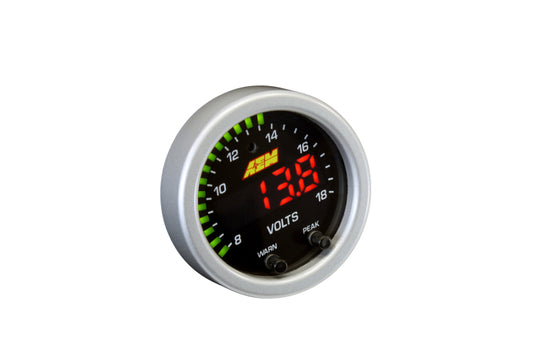 AEM X-Series 8-18V Volt Gauge